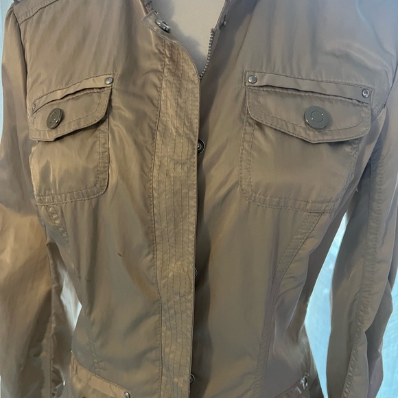 White House Black Market Utility Jacket in Tan - Picture 4 of 7